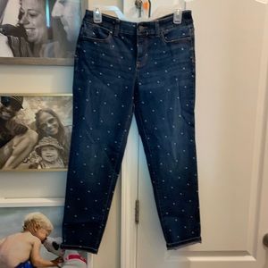 Talbots Simply Flattering polka dot capris